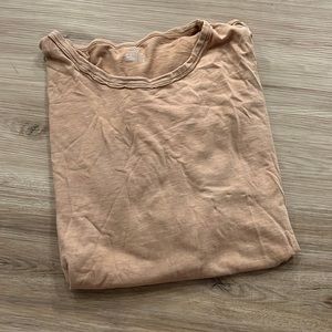 Aerie Camel Boyfriend Tee